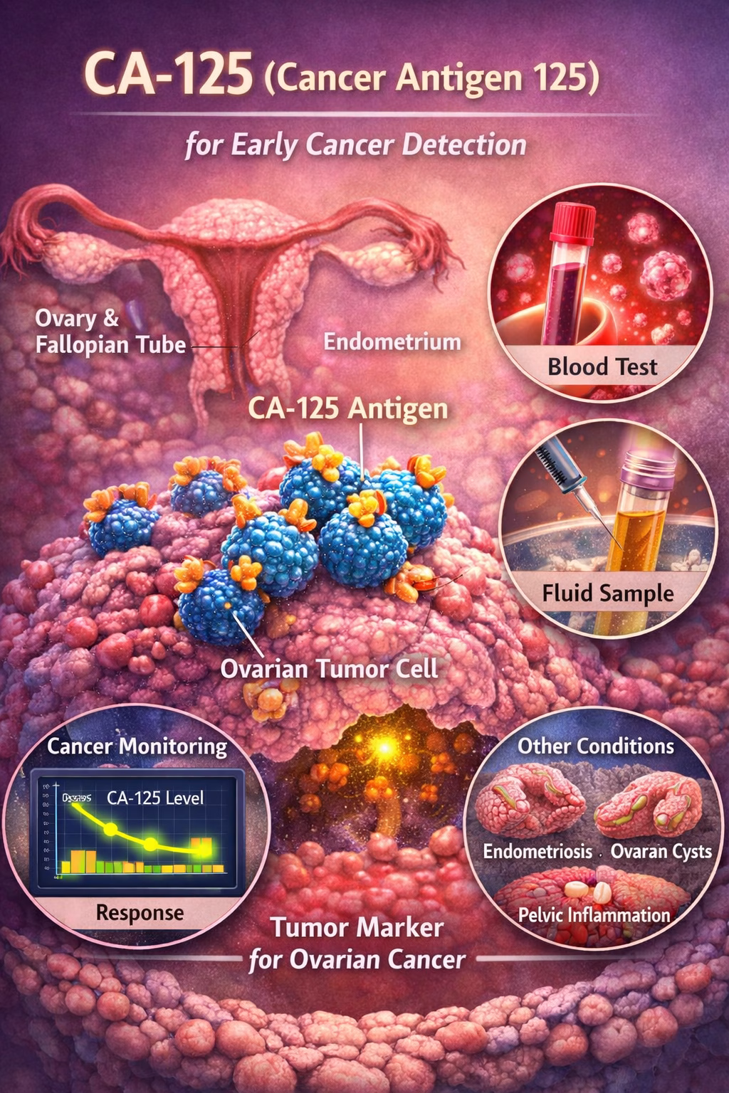 CA‑125 (Cancer Antigen 125)